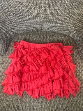 Lemon Loves Lime Ruffled Tiered Skirt size 4